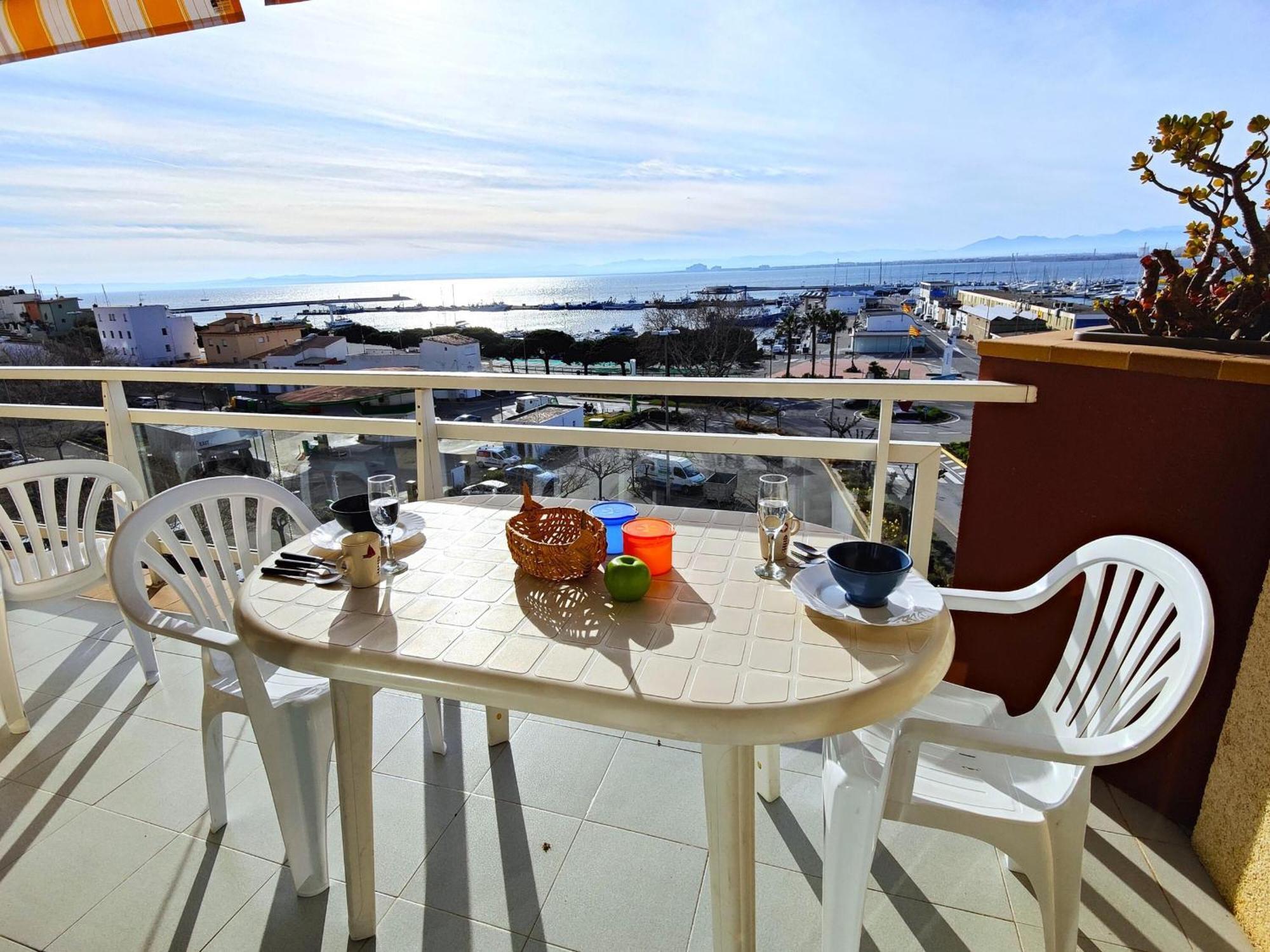 Apartament 2166 Rocmar 1 4-C, Excelente Situacion Frente Al Puerto Pesquero Y Con Vista A La Bahia. Gran Terraza. Gran Parking Publico Delante. - Es-258-30 Roses Zewnętrze zdjęcie